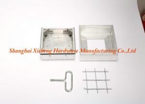 China High Intensity Floor Drain Cover , Aluminum Manhole Cover 300*300 factory