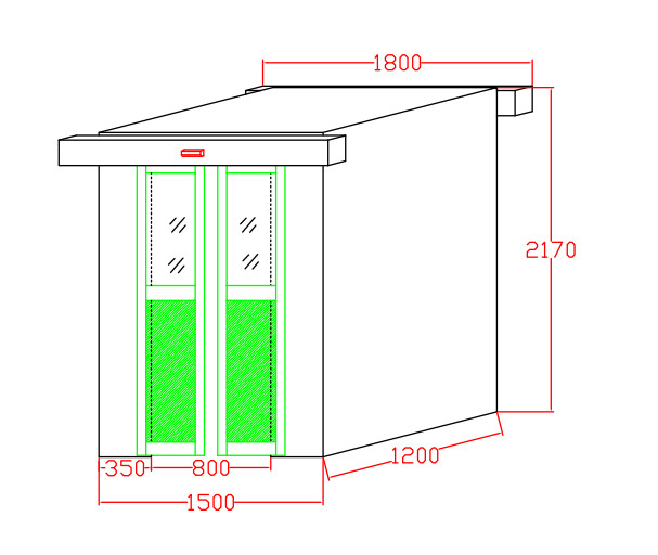 Automatic Doors Clean Room Air Shower