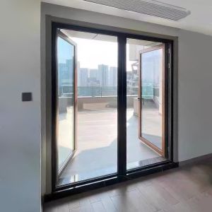 China Barrier Free Trackless Screen Door Mosquito Net Folding Window on sale