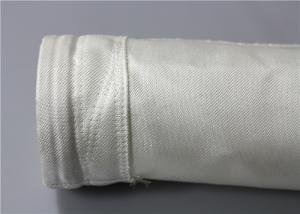 China Long Tube Fiberglass Filter Bag , Non Woven Filter Bags Flame Retard factory