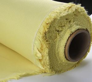 China Lightweight Kevlar Fire Resistant Fabric Yellow High Strength Textile factory