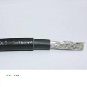 China UL Certified ROHS PVC Double Insulation 6AWG 600V UL1283 105℃ Electrical Wire in Black color factory