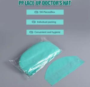 China Disposable nonwoven Surgical cap DISPOSABLE NURSE SURGICAL HEADCAP NON WOVEN CAP BOUFFANT HAIR NET SHOW factory