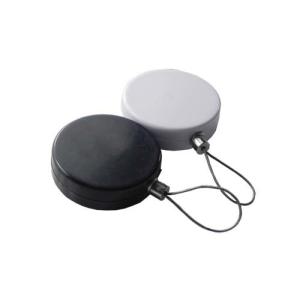 China Watch Jewelry Phone Display Recoiler , Round Retractable Security Tether factory