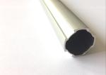 Linear Slide D28mm Lean Tube Aluminium Extrusion Profiles With Flat Side