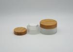 Natural Bamboo Cream 30g Luxury Glass Cosmetic Jars