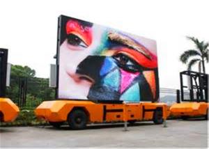 China Movable SMD P8mm Truck Mounted LED Screen Rental LED Display With Steel Structure factory