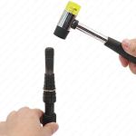 Dual Head Plastic And Rubber Hammer Metal Mallet For Jewelers