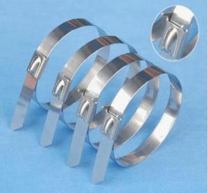 China Stainless steel self-locking cable ties factory