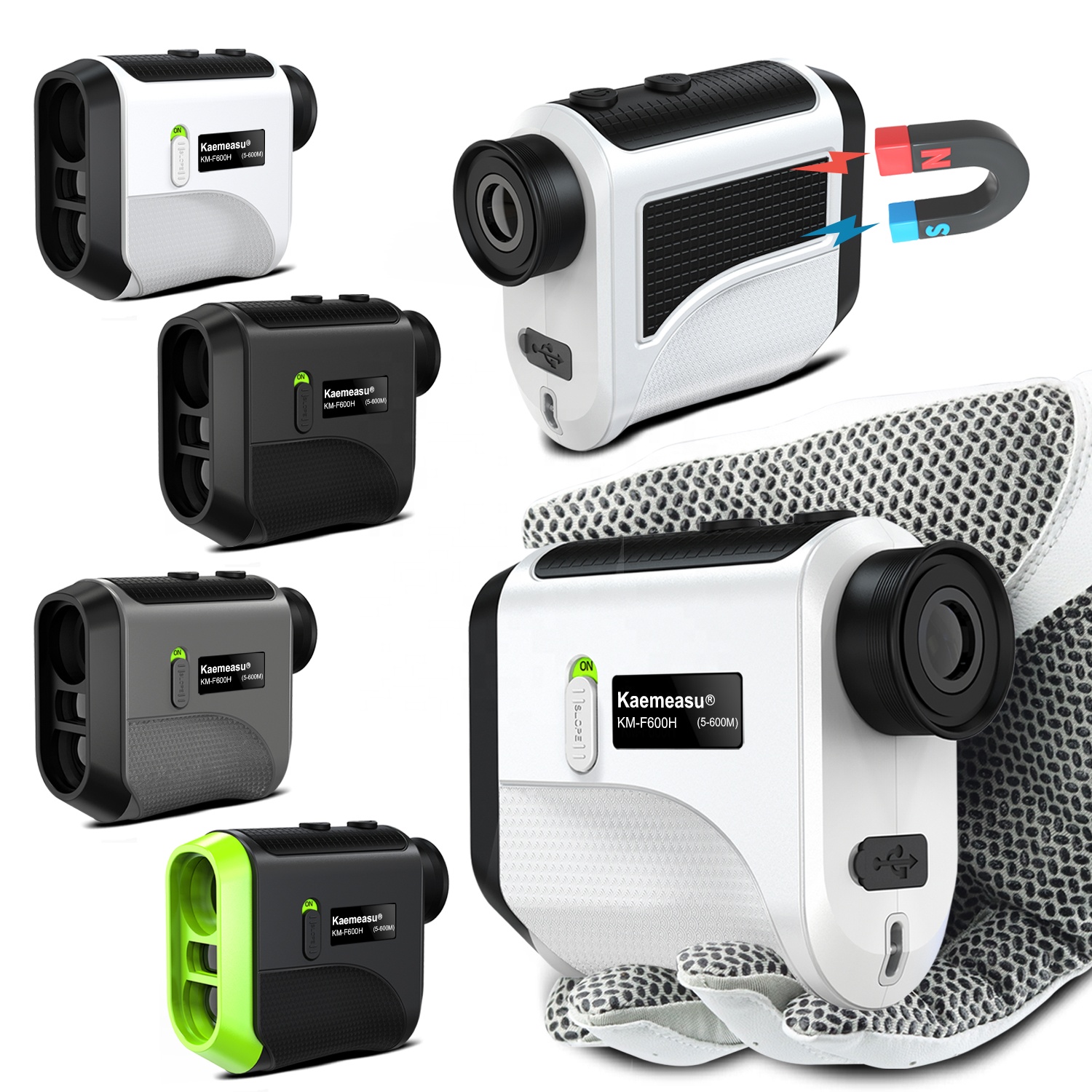 Laser distance meter 5~1000m Hunting Range Finder Telescope golf laser rangefinders with slope switch