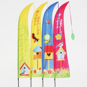 China Spring Seasonal Garden Flag Birdcage factory