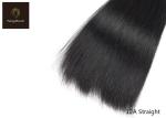 PenguBoom 12a Human Hair Bundles And Closure 16 18 20 Inch Straight Hair
