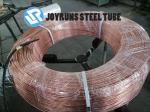 Brazed Single Wall Steel Tube EN10305-1 DC04 Copper Coated Bundy Tube 4.76*0