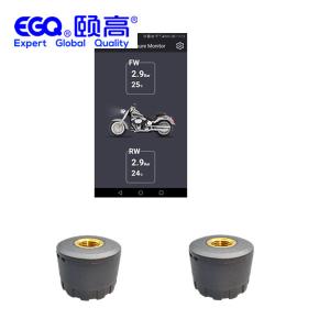China APP 2 External Sensor Bluetooth Motorcycle TPMS System factory