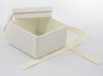White Gift Jewelry Paper Box with Lid High Density Storage Boxes Cardboard With