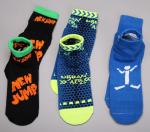 Colorful Non Slip/Anti Skid Ryze Trampoline Crew Socks For Boys Girls Toddlers