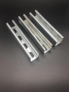 China High Strength 41x62 41x41 3m 6m Slotted Plain Unistrut Channel factory