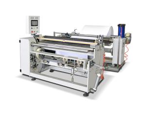China Compact Structure Paper Roll Cutting Machine Jumbo Roll Slitting Machine factory