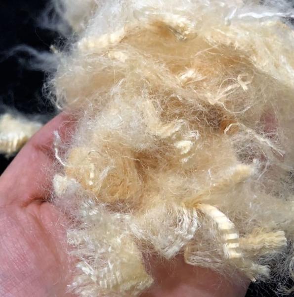 UV Proof Soybean Protein Fiber , Bleached Hydrophilic Finish Natural Textile