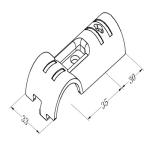 Electrophoresis 83mm Metal Pipe Joints