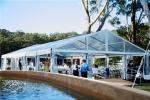 Romantic Wedding Event Transparent Roof Tent Structure Big Wedding Marquee For