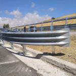 Anti-corrosion W beam highway guardrail end wings steel fishtail end for roadway