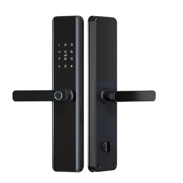 QLEUNG S818 Smart Wifi Door Lock with Fingerprint Password Card Access
