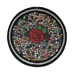 Wedding Dresses Rhinestone Applique Patches With One Side Design