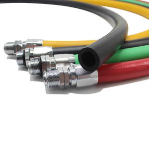 China Anti Static NBR Synthetic Rubber Fuel Dispensing Hose Metallic 19mm ID factory