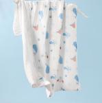 Fluffy Multilayer Untwisted Cotton Printed Gauze Fabric For Baby Clothing