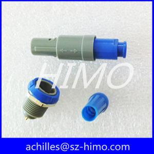 China 4 pin push pull self-locking plastic medical connector PAG PKG factory