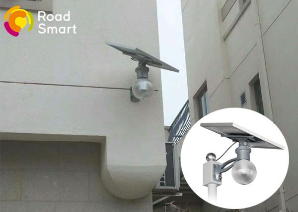 Wall Mounted 4000K 12w Solar Street Light With Lithium Ion Battery For Garden