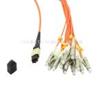 MTP to LC / SC / ST / FC Fiber Truck Cable , 12 Standard Harness Fiber Patch