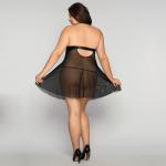 Sleeping Transparent Lace Sleepwear Babydoll Chemise Pajamas 70kg