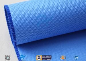 China 15.6oz Blue Silicone Coated Fiberglass Fabric Generator Electrical Insulation factory