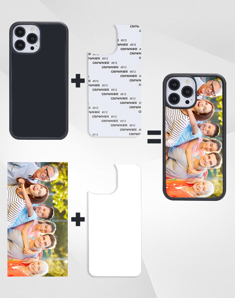 Customized 2D Sublimation Mobile Cover TPU PC For IPhone 16 15 14