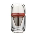 Portable Travel Glass Coffee Cup Small Size All In One Coffee Maker Tea Sets