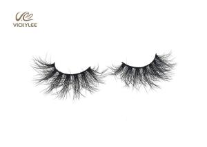 China Artificial Synthetic Fiber 24MM Dramatic Long Eyelashes factory