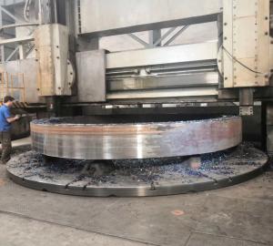 China Heavy Duty Rotary Kiln Tyre Lime Dia 9M Castings And Forgings factory
