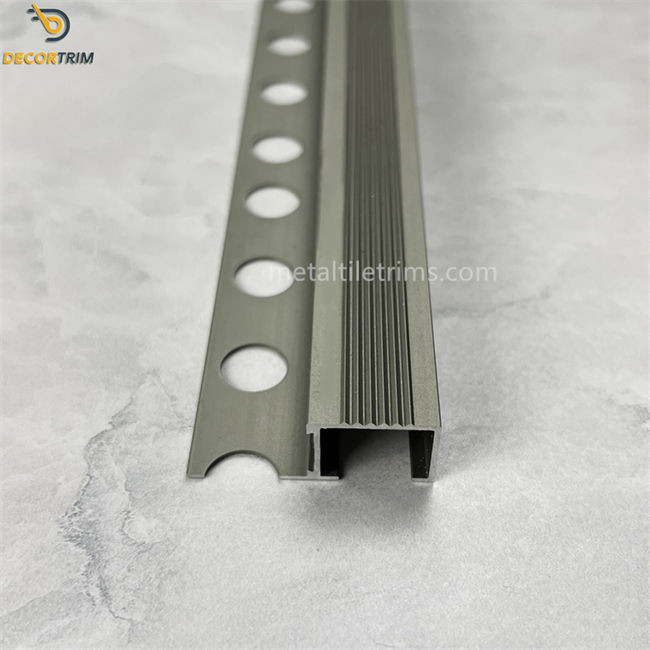 End Of Tile Trim Stair Nosing Tile Trim Brushed Nickel Edge Trim Tile Aluminum
