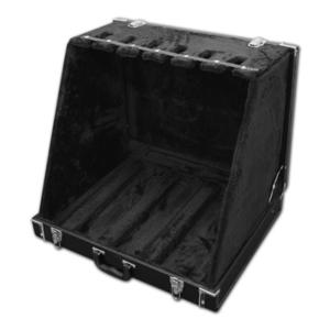 China Plywood Hardshell Guitar Rack Case Guitar Stand Padded Carrying Handle factory