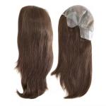 New Design Natural Color Human Hair Euro Lace Mono Medical Wig Lace Wig For