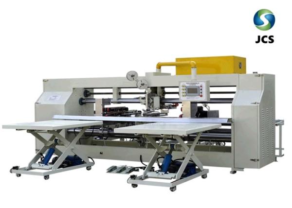 Smooth Sealing Corrugated Box Stitching Machine Double Pieces Type Wear