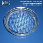 Transparent Textured Soda Lime Glass Light Cover For Diffuse Light