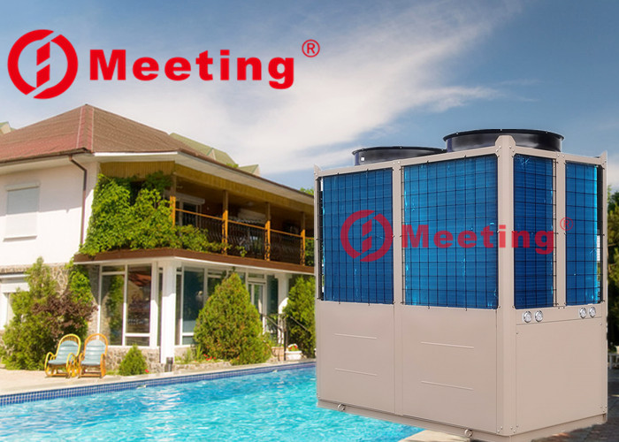 Rose Gold Swimming Pool Heater For Pool Air To Water Heat Pump EVI 216KW