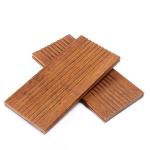 Carbonized Strand Woven Bamboo Timber Flooring Outdoor Bamboo Flooring