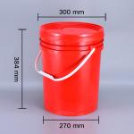 Round 5 Gallon BPA Free Gland Sealed Plastic Buckets Perfect for Various