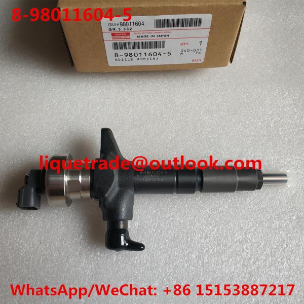 DENSO INJECTOR 095000-6980 ISUZU 8-98011604-5 , 8980116045 , 8-98011604-0 ,