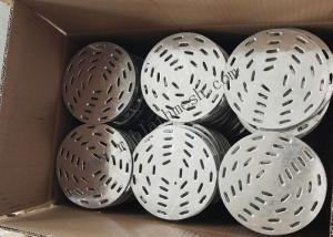 China 5&quot; Diameter Thickness Anti Split Plates / Anti Climb Wall Spikes Galvanized Plate factory
