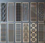 Mirror Stainless Steel Partition Black Interior Folding Screen Room Divider